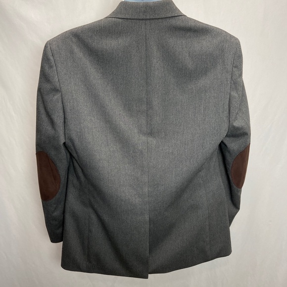 Chaps Gray Check Suit Coat Blazer Sport Jacket 40R Men's - Picture 2 of 5